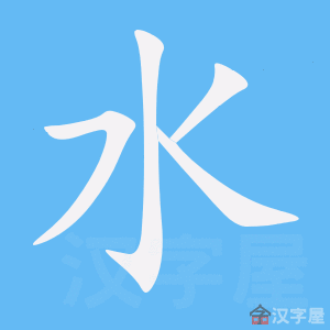 Cách viết bộ Thủy
